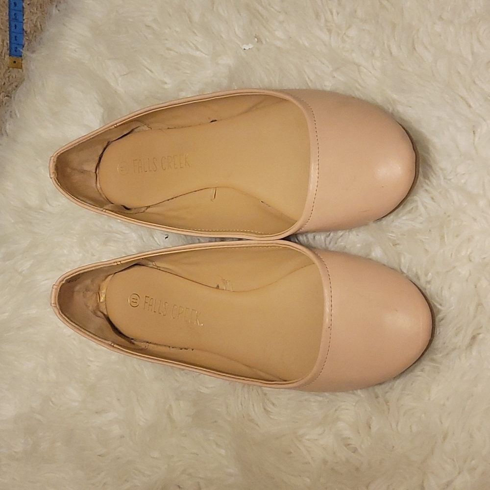 💖 Beautiful Blush Colored Flats Dress Shoes